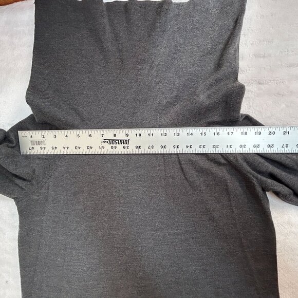 Wilfred Free Womens Merino Wool Cowl Neck Sweater Large Gray Pullover Knit NWOT - Picture 6 of 8